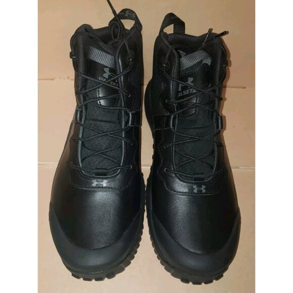 Under Armour Micro G Valsetz Mid Leather Waterproof Tactical Boots Men 10.5 & 13 - Picture 10 of 14